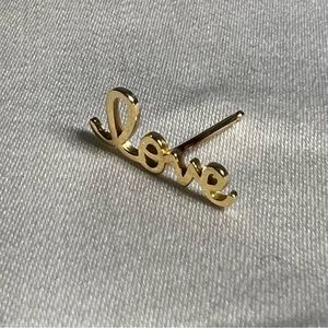 Sydney Evan 14k Love Earring